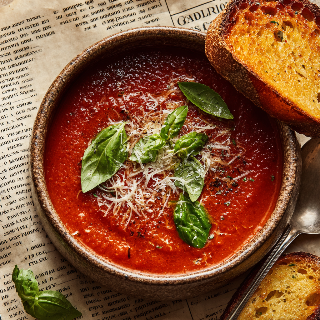 zuppa di pomodoro roasted tomato